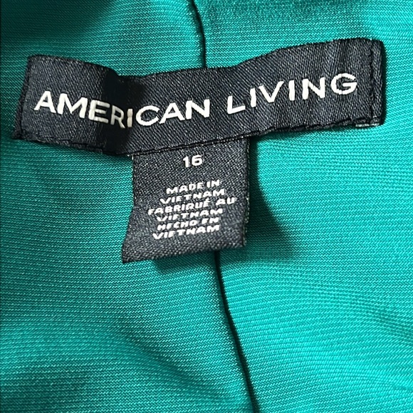 American Living cap-sleeve ruffled dress 16 - Picture 9 of 9